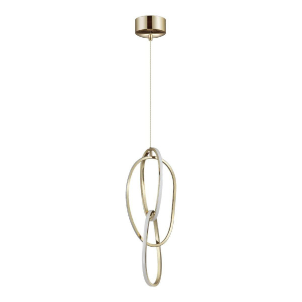 Odeon Light 4875/32L L-VISION ODL_EX22 61 золотой/акрил Подвес LED 32W 4000K 4875/32L SPACE