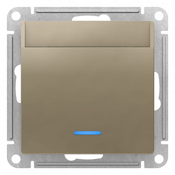 Systeme Electric AtlasDesign Шампань Переключатель карточный с задержкой времени, механизм