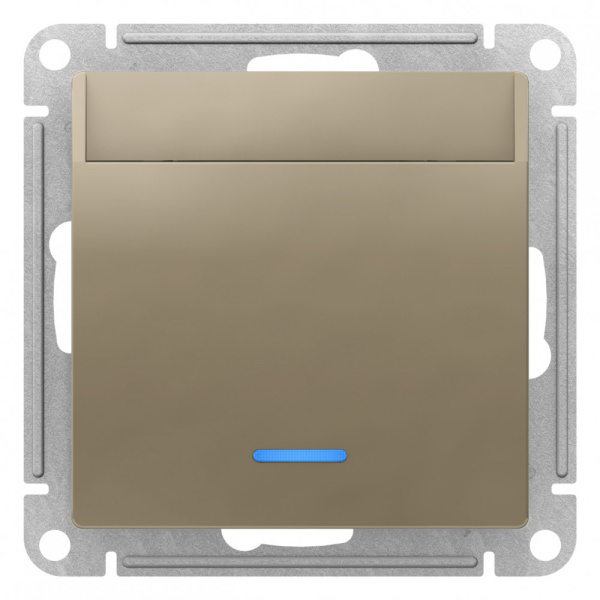 Systeme Electric AtlasDesign Шампань Переключатель карточный с задержкой времени, механизм