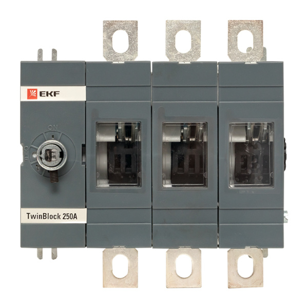 Купить EKF PROxima Рубильник 250A 3P без рукоятки управления TwinBlock