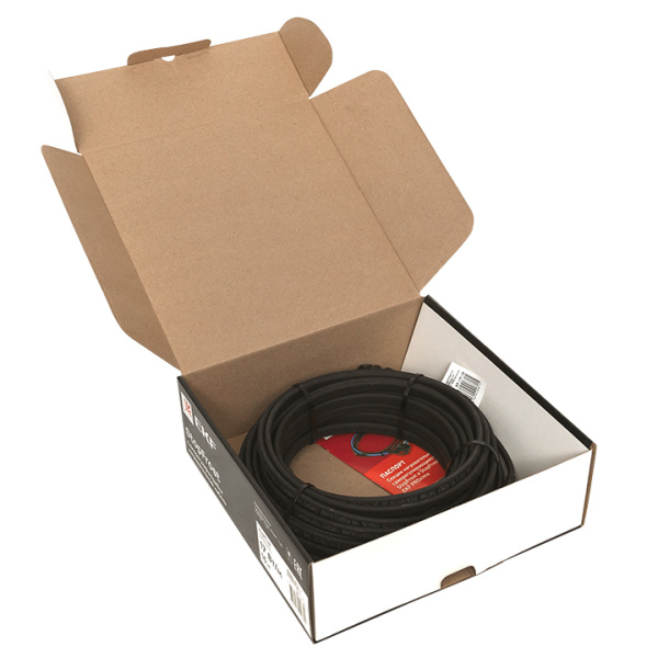 Купить EKF Саморегулирующийся нагревательный кабель 17 Вт/м для обогрева трубопроводов StopFrost 25 м