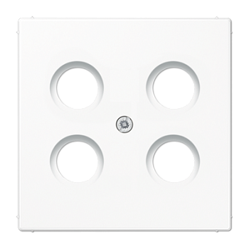 JUNG Крышка для SAT-TV-розетки белая LS990-4SAT1WW
