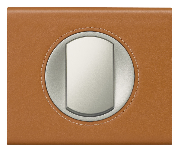 Купить Legrand Celiane2 Кожа карамель Рамка 1-я (2 мод) 069421