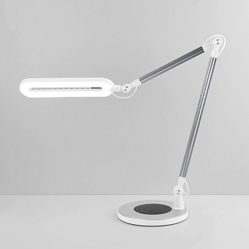 Eurosvet Светодиодная настольная лампа с сенсорным управлением 80420/1 серебристый a045349