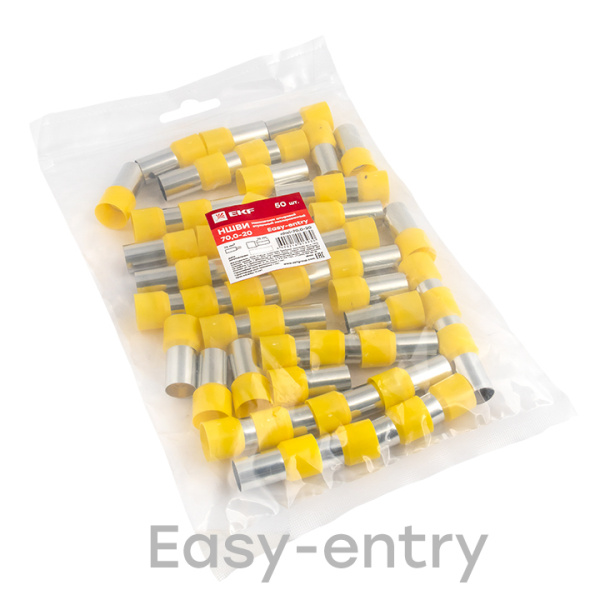 Купить EKF PROxima Наконечник штыревой втулочный изолированный НШвИ 70,0-20 (50шт.)