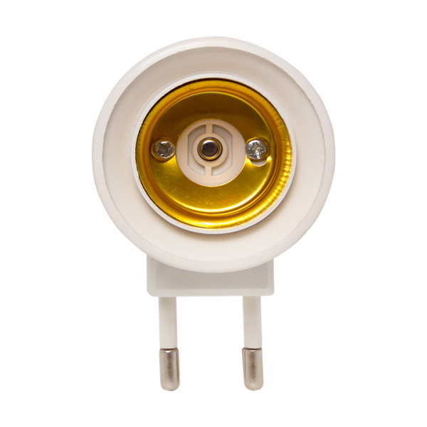 Купить EKF PROxima Переходник вилка-Е27 с выкл. бел.