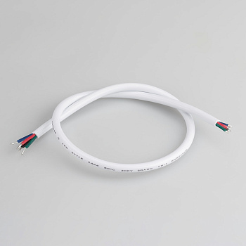 Arlight Провод питания ARL-MOONLIGHT-20AWG-4W-D6-CU-500 White (Закрытый) 028124