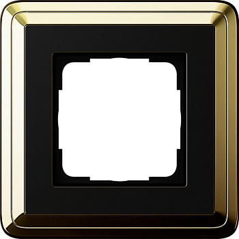 Gira ClassiX Латунь/Черный Рамка 1-ая 0211632