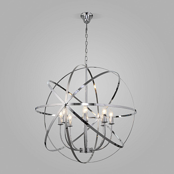 Eurosvet Подвесная люстра 60139/8 хром a058347