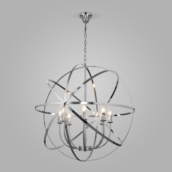 Eurosvet Подвесная люстра 60139/8 хром a058347