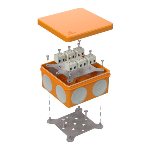 Промрукав Коробка огнестойкая для о/п двухкомпонентная 60-0300-FR2.5-12 Е15-Е120 100х100х50