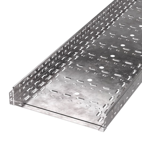 Промрукав Лоток перфорированный Стандарт 500х80х3000 (1,0 мм) (6 м/уп) PR16.0018