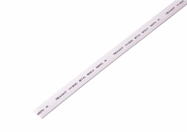 7.0 / 3.5 мм 1м термоусадка белая Rexant 20-7001