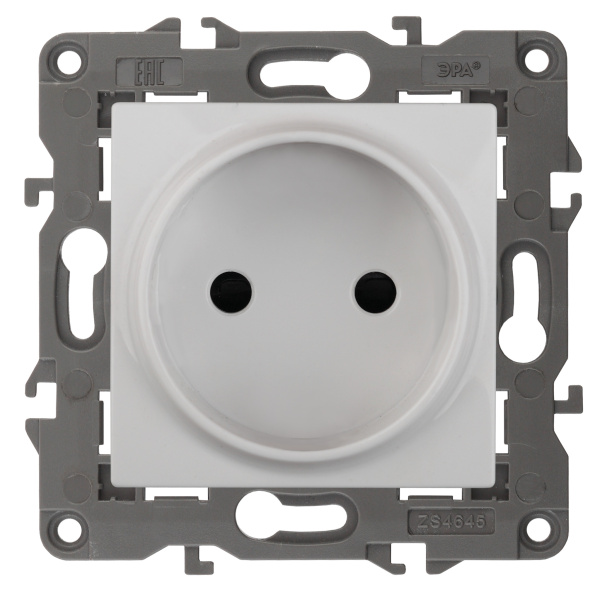 ЭРА 14-2105-01 Elegance Белый Розетка б/з