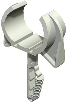 OBO Bettermann Трубный зажим SNAP 12-15 мм с дюбелем 2148021