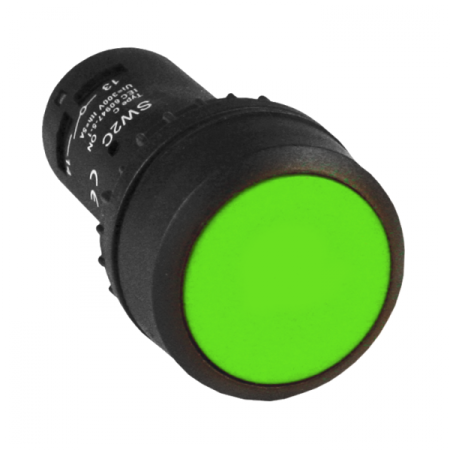 EKF PROxima Кнопка SW2C-11 возвратная зеленая NO+NC sw2c-11s-g