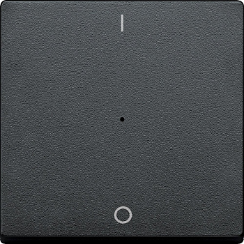 SE Merten KNX\EIB SM Антрацит Клавиша для модуля 1-кнопочного выключателя, с символами 1/0 MTN625414