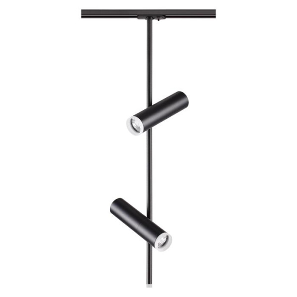 Novotech 370577 NT19 098 черный Светильник трековый IP20 GU10 2*50W 220V BATRA