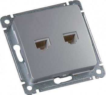 Hegel Мастер внутр Серебро РСКК-440-06 Розетка компьютерная, механизм