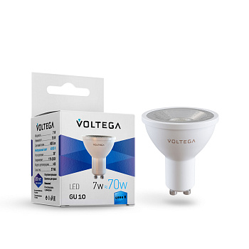 Voltega VG2-S1GU10cold7W Софит линзованный GU10 4000К 7W 7061