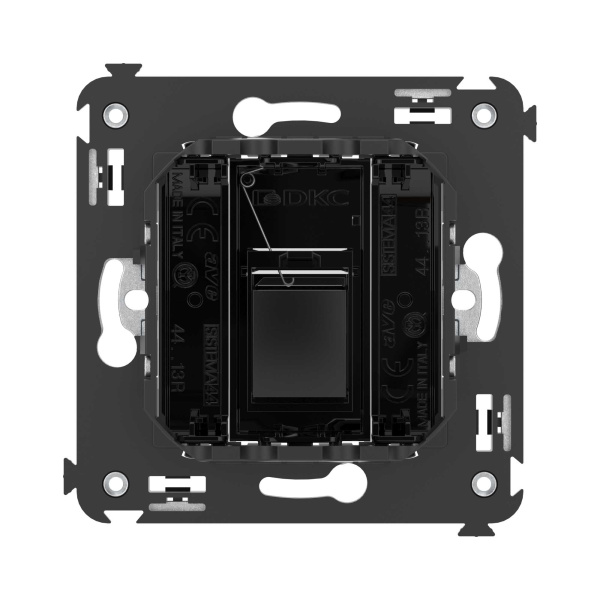 Купить DKC HDMI розетка одинарная в стену, тип А-А, "Avanti", "Черный квадрат"