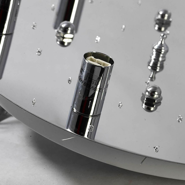 Купить Lussole LGO Металл Белый /  Ткань/стекло Люстра G9 40W LSL-3307-08