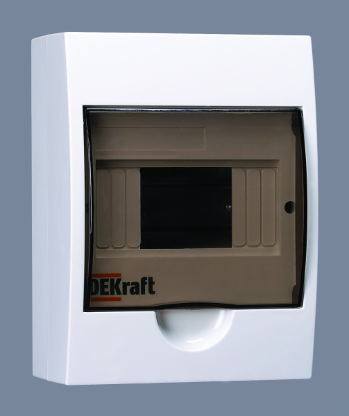 Купить Dekraft Корпус пластиковый навесной 6 мод. IP41 ЩРН-П-6