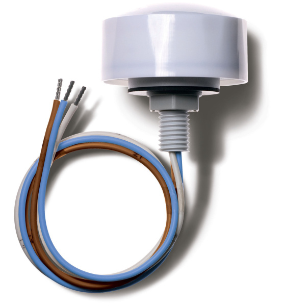 Finder Фотореле корпусное для монтажа на улице; 1NO 16A; питание 230В АC; фиксированная чувствительность 10люкс; встроенный провод 500мм; степень защи 106182300000