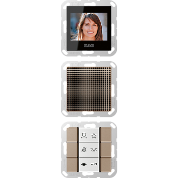 JUNG Video-внутренняя панель, шампань SIVIA622CH