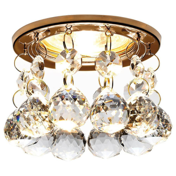 Ambrella Встраиваемый точечный светильник K2051 CL/G золото/прозрачный MR16