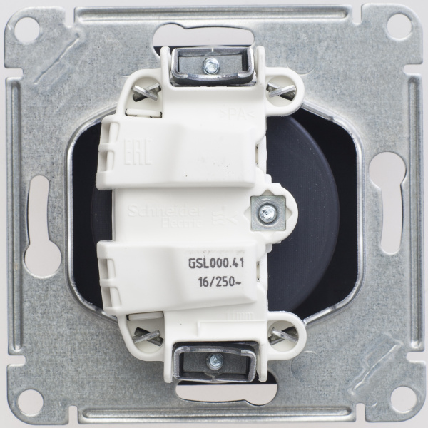 Купить Systeme Electric Glossa Шоколад Розетка б/з, 16А