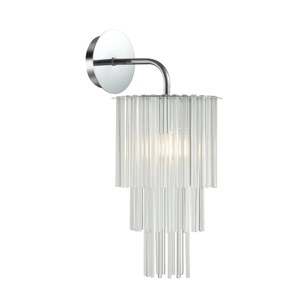 Купить Odeon Light 4920/1W MODERN ODL22 329 хром/прозрач./матов./стекло Бра E27 1*60W PAPITA