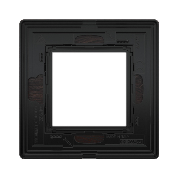 Купить DKC Рамка из натурального дерева, "Avanti", венге, 1 пост (2 мод.)