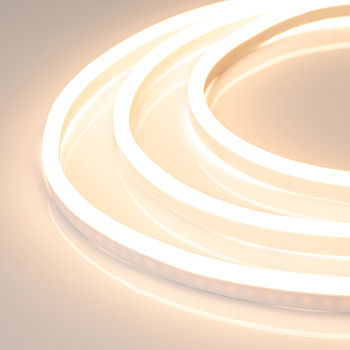 Arlight Гибкий неон ARL-NEON-1608-SIDE 24V Warm (6 Вт/м, IP65) 030876