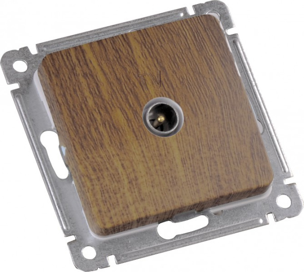 Hegel Мастер внутр Дуб РСТВ-401-05 Розетка телевизионная оконечная, механизм