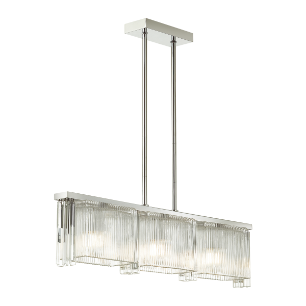 Купить Odeon Light 4871/3 HALL ODL_EX22 56 хром/прозрачный/стекло Люстра E14 3*40W GATSBY