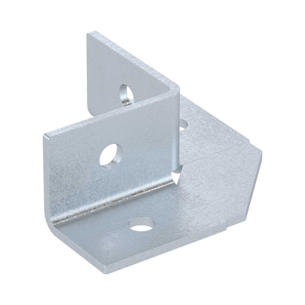 DKC Уголок крепежный 90 градусов, двухлучевой, 4 отверстия
