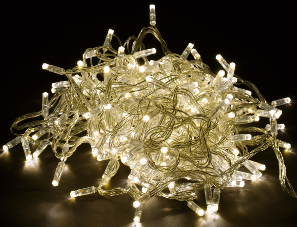 IEK Гирлянда нить 20м 200WW IP44 прозрачный 230В кон. 8