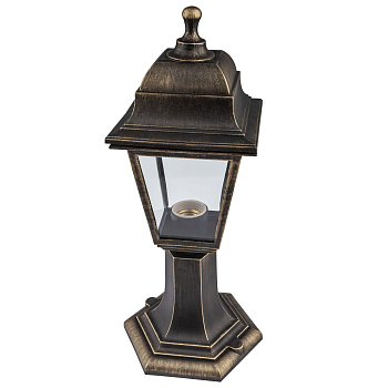 ЭРА НТУ 04-60-001 Светильник садово-парковый, "Оскар" напольный четырехгранный под бронзу