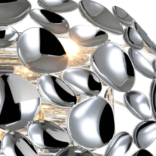 Купить Favourite Люстра 2 в 1 2012-3PC металлический каркас цвета хром, светильник с системой 2в1 - потолочный или подвесной D470*H250/1450 3*E27*25W, exclud