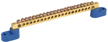 IEK Шина N ноль на двух угловых изол ШНИ-6х9-22-У2-С