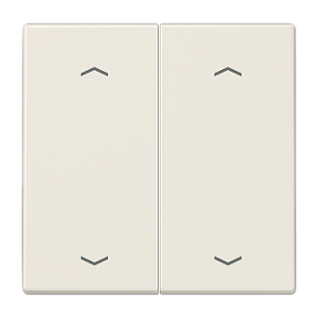 JUNG Клавиша для KNX кнопки, 2 группы, с символами "стрелки" дюропласт слоновая кость LS102P