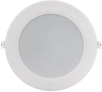 IEK Светильник LED ДВО 1716 белый круг 18Вт 4000К IP40