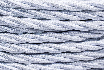 BIRONI Белый глянец Витой провод 3*0,75 50м B1-432-071-50