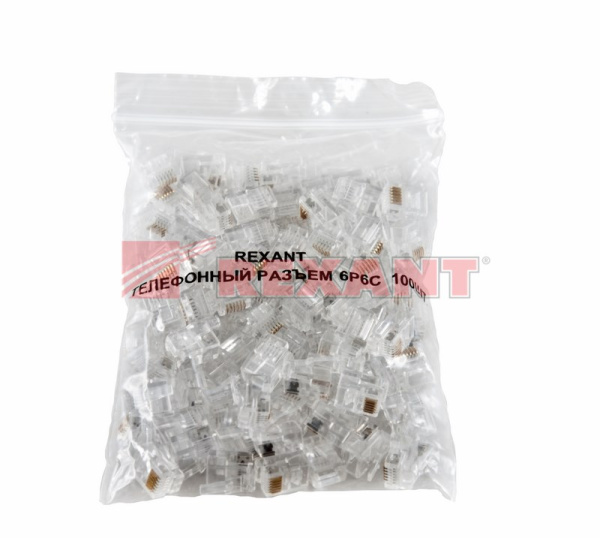 Купить Джек телефонный 6P6C Rexant 05-1013