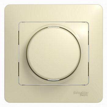 SE Glossa Бежевый Светорегулятор (диммер) 630Вт/ВА, в сборе GSL000237