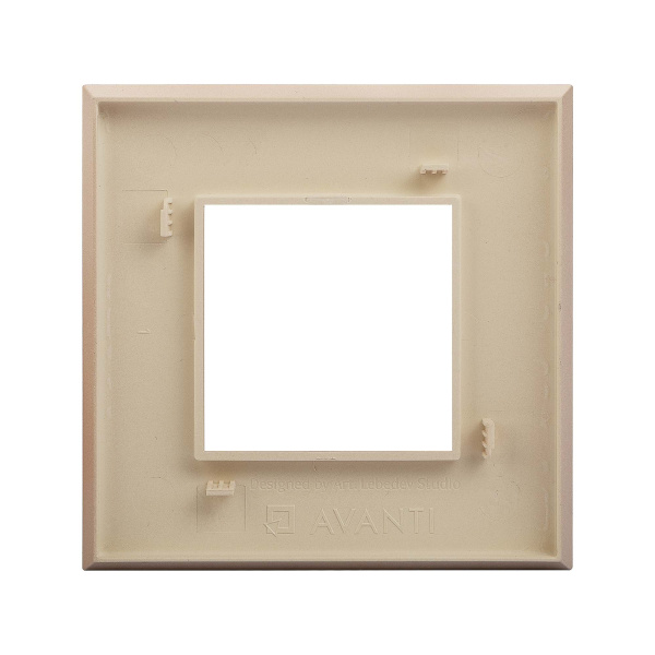 Купить DKC Рамка "Avanti", "Кремовый жемчуг", 1 пост (2 мод.)