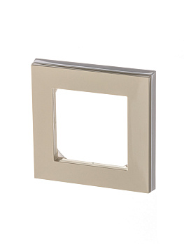 ABB EPJ Levit слоновая кость / белый Рамка 1 пост 2CHH015010A6017