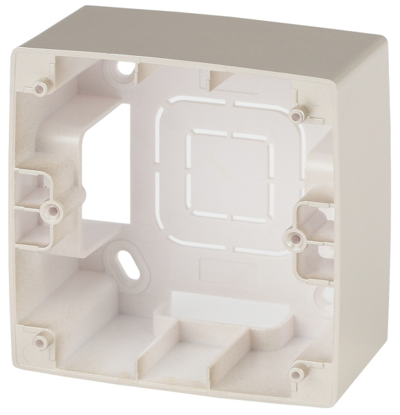 ЭРА 12-6101-04 Шампань Коробка наклад. монтажа 1 пост, 12