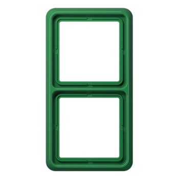 JUNG CD Зеленая Рамка 2-ая ударопрочная CD582WUGN